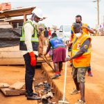 Hon. D.C.E partakes in the National Sanitation Day Exercise at Essam-Debiso